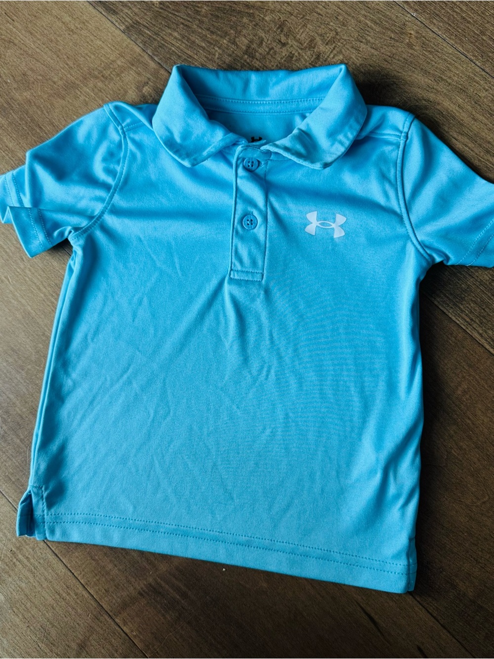 Under Armour toddler Light Blue Polo Performance Shirt